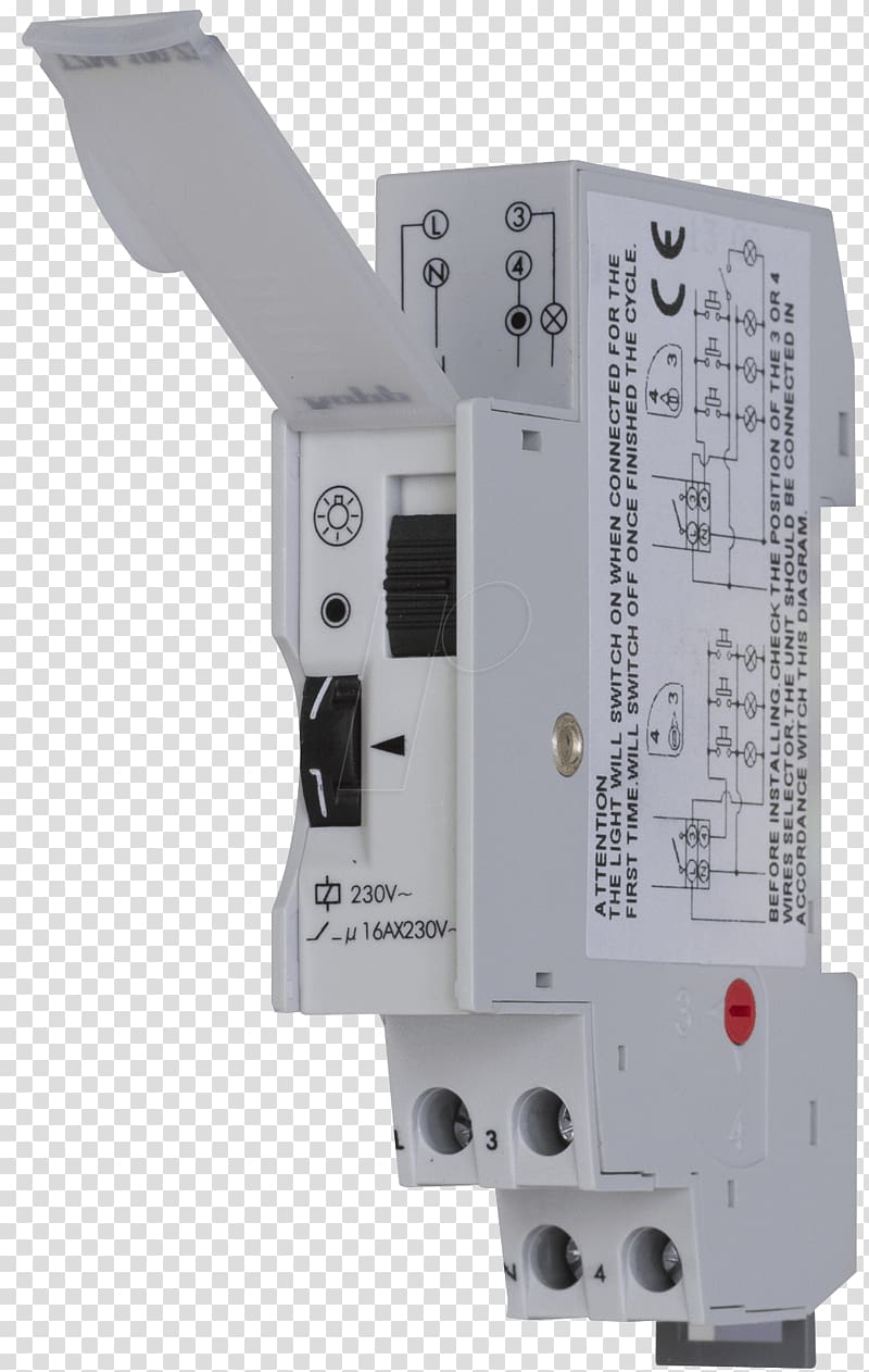 Circuit breaker Light Staircase timer Time switch, light transparent background PNG clipart