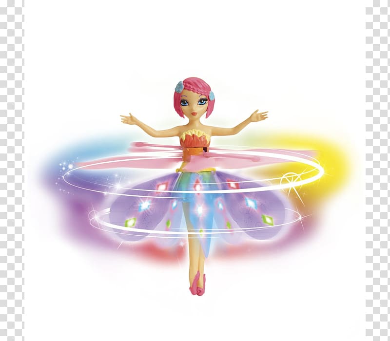 Light Flutterbye Flying Flower Fairy Doll Rainbow Flutterbye Fairy Princess, fairies transparent background PNG clipart