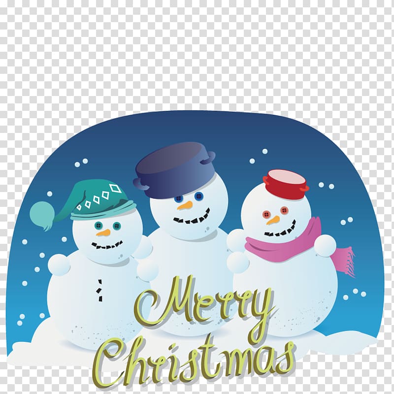 Santa Claus Christmas decoration Snowman, Snowman Scene transparent background PNG clipart