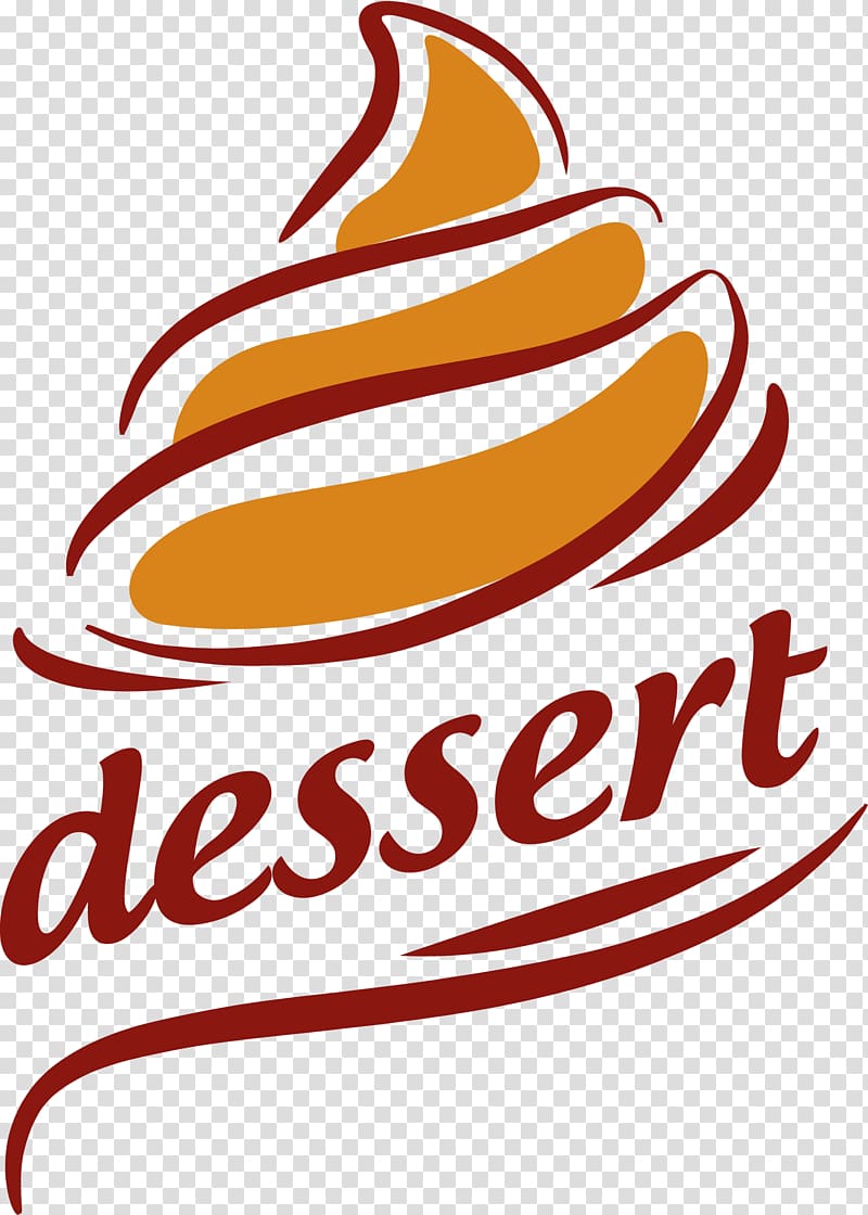 Dessert logo, Ice cream Cupcake Bakery Dessert, Ice cream LOGO transparent background PNG clipart