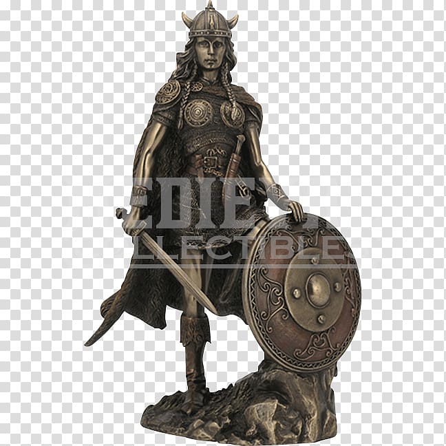 Bronze sculpture Valkyrie Statue Frigga, others transparent background PNG clipart