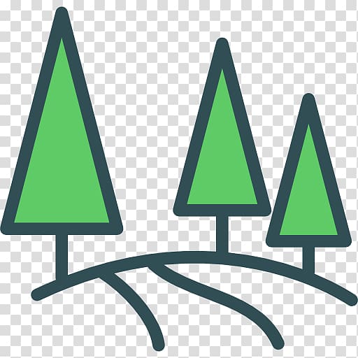 Tree Forest Geometry Icon, forest transparent background PNG clipart