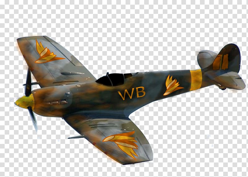 Supermarine Spitfire Airplane Supermarine Seafire Aircraft Second World War, flying the plane transparent background PNG clipart