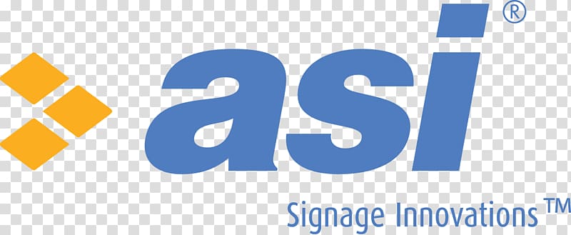 Logo ASI Signage Innovations Sign system, Signage Solution transparent background PNG clipart
