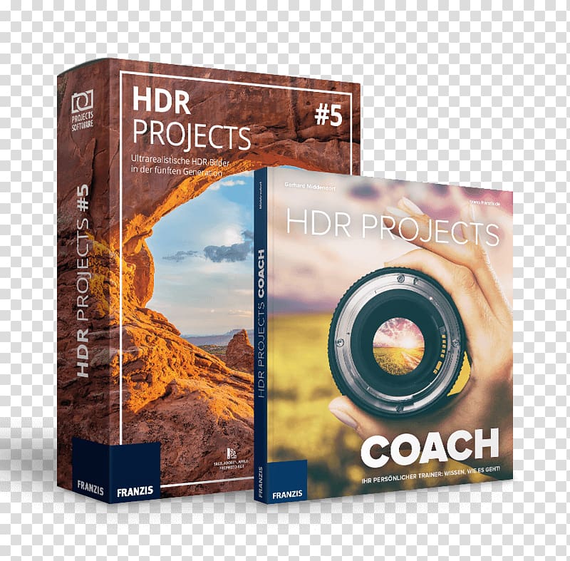 Franzis Verlag HDR projects Book High-dynamic-range imaging STXE6FIN GR EUR, book transparent background PNG clipart