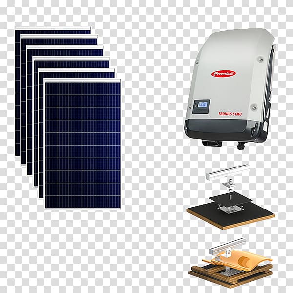 Solar inverter Fronius International GmbH Grid-tie inverter Power Inverters voltaic system, Solarwatt transparent background PNG clipart