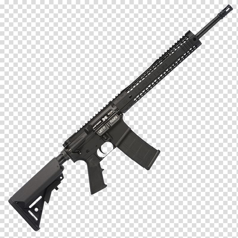 Black Rain Ordnance, Inc. AR-15 style rifle Weapon Firearm, weapon transparent background PNG clipart