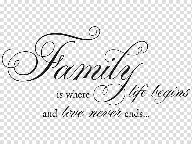 Wall decal Family Love Tattoo Life, Family transparent background PNG clipart