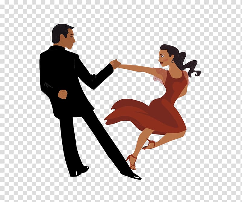 Tango Ballroom dance Latin dance Salsa, Latin dancing men and women transparent background PNG clipart