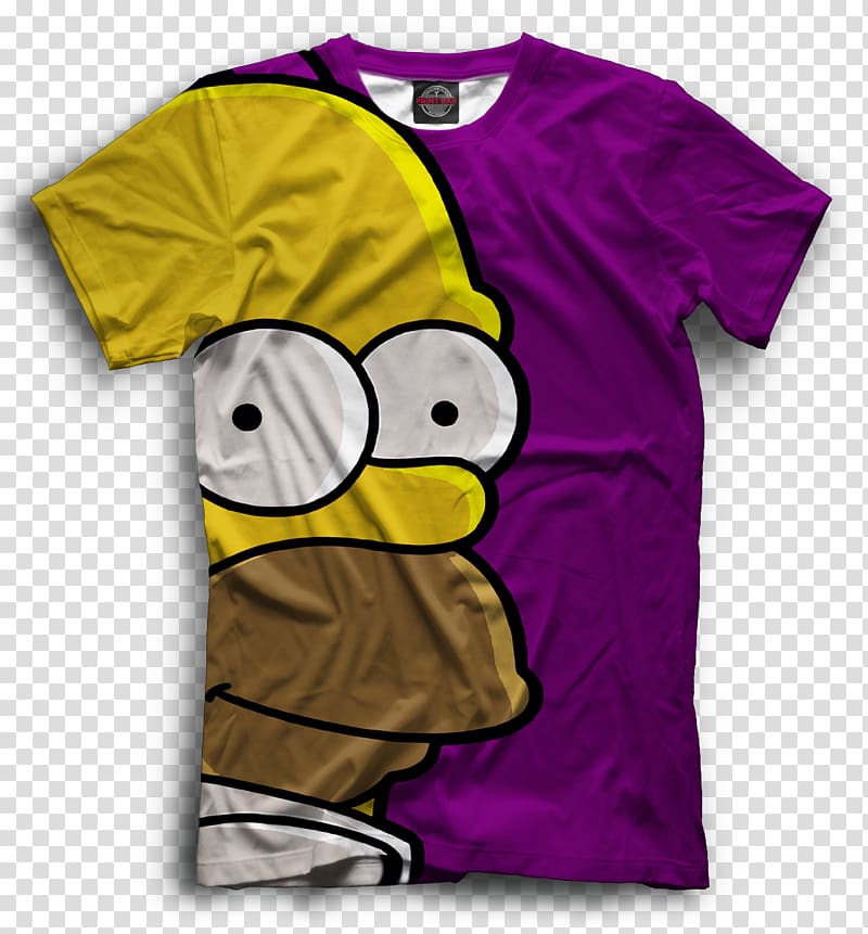 T-shirt Print Bar Clothing Bart Simpson Sleeve, T-shirt transparent background PNG clipart