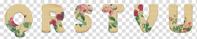 Body Jewellery Shoe, alfabeto floral transparent background PNG clipart