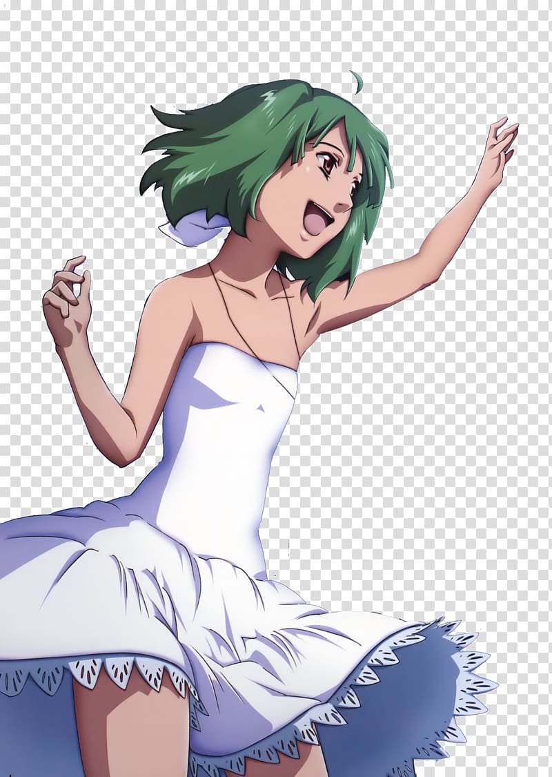 Ranka Lee Anime Vocaloid Megpoid Macross, Anime transparent background PNG clipart