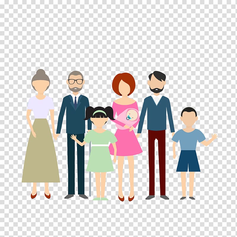 family illustration, Family Grandparent Icon, family transparent background PNG clipart