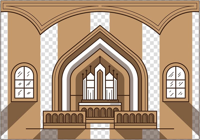 Altar in the Catholic Church Illustration, Illustration church altar transparent background PNG clipart