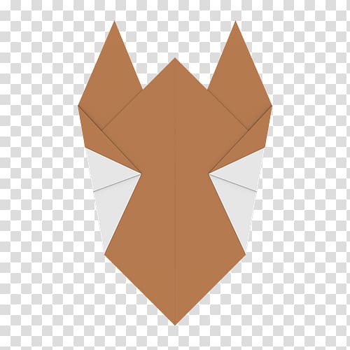 Paper Dog Cat Origami 3-fold, Origami dog transparent background PNG clipart
