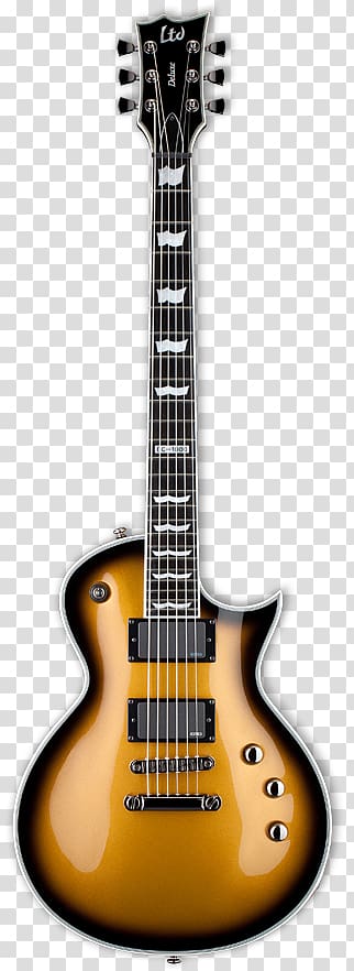 ESP LTD EC-1000 Deluxe EMG 81 Electric guitar ESP Guitars, samick electric guitar sunburst transparent background PNG clipart