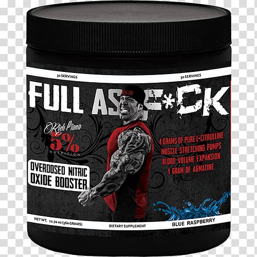 Dietary supplement Nitric oxide Nutrition Pre-workout Health, Rich Piana transparent background PNG clipart