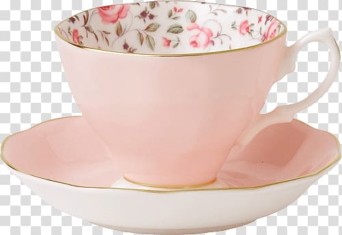Saucer Teacup Bone china ロイヤルアルバート Tea set, Plate transparent background PNG clipart