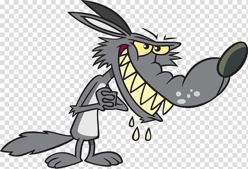 Big Bad Wolf Gray wolf Cartoon , Cartoon Wolves transparent background PNG clipart