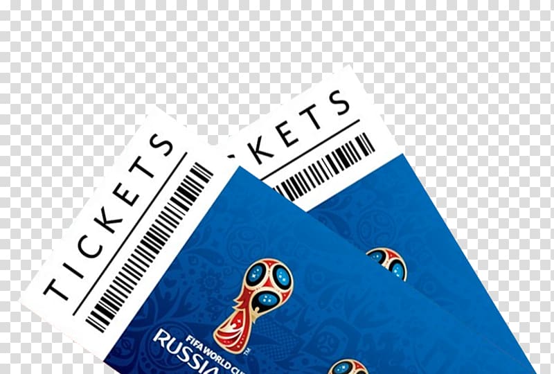 two Russia tickets , 2018 FIFA World Cup qualification, CONMEBOL 2006 FIFA World Cup Russia, Ticket Russia 2018 transparent background PNG clipart