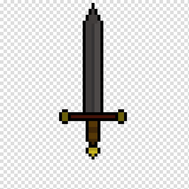 Sword Weapon Pixel art Pixelation, pixel transparent background PNG clipart