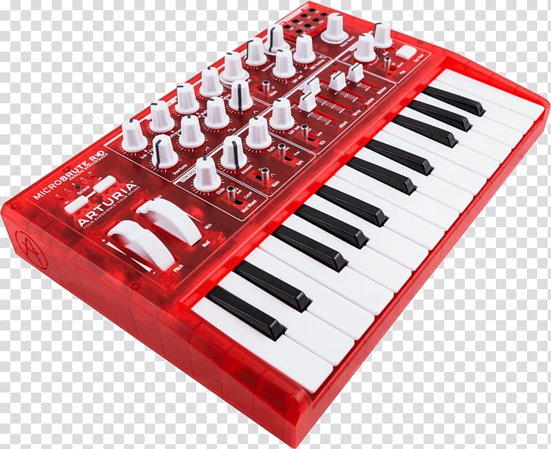 Arturia MiniBrute Steiner-Parker Synthacon Sound Synthesizers Analog synthesizer Music, musical instruments transparent background PNG clipart