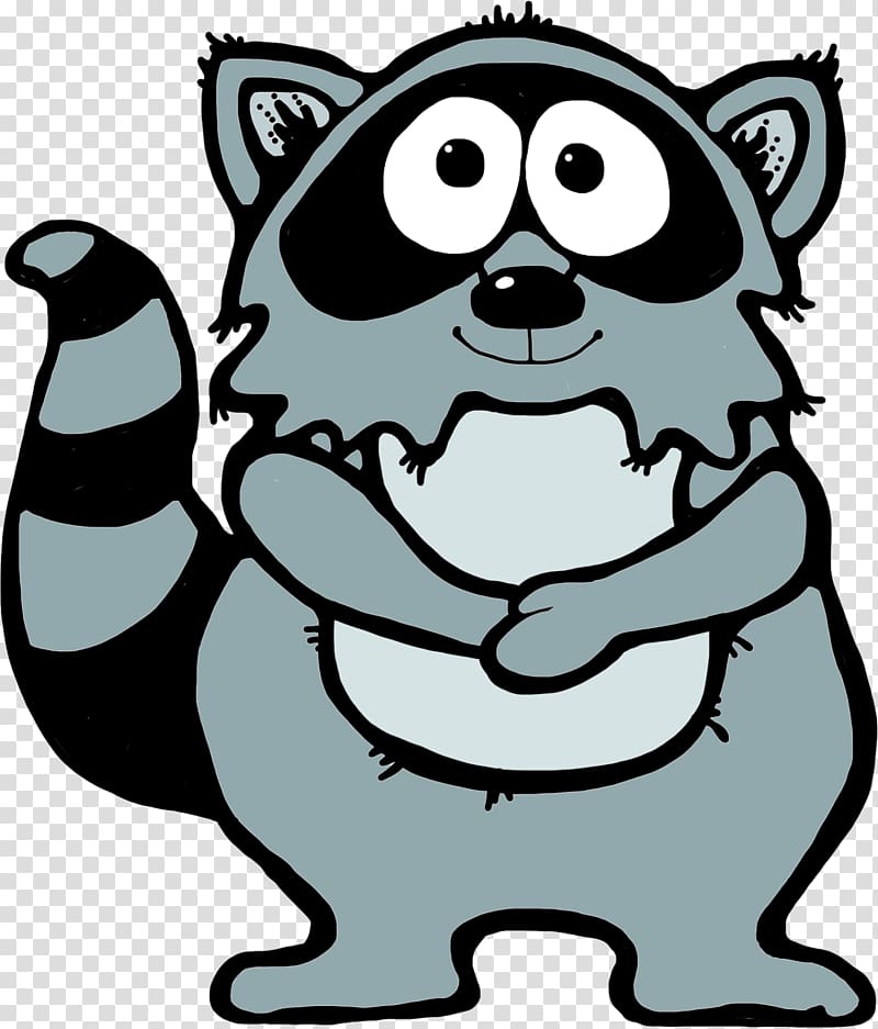 The Kissing Hand Raccoon , Raccoon transparent background PNG clipart