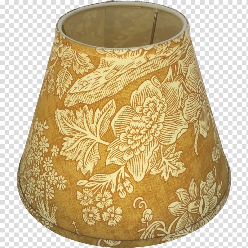 Lamp Shades Light fixture Gold Vase, transparent background PNG clipart