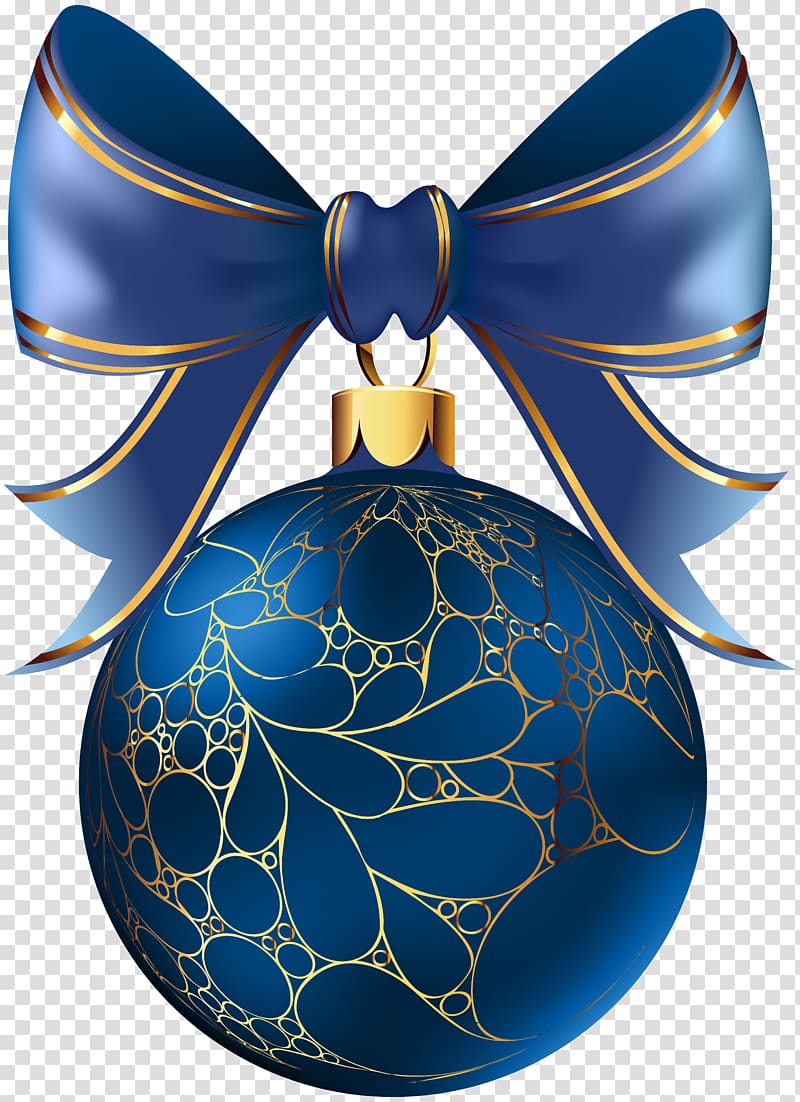 Christmas ornament Christmas decoration, christmas tree blue transparent background PNG clipart