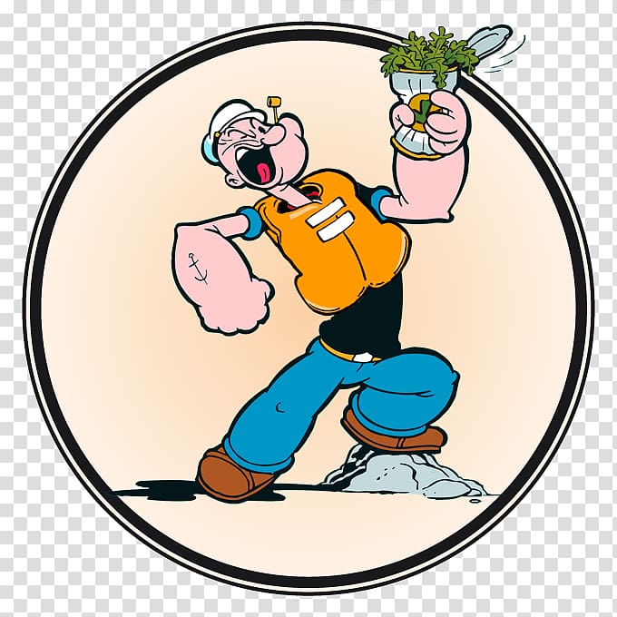 Popeye Olive Oyl Animated cartoon Character, popeye transparent background PNG clipart
