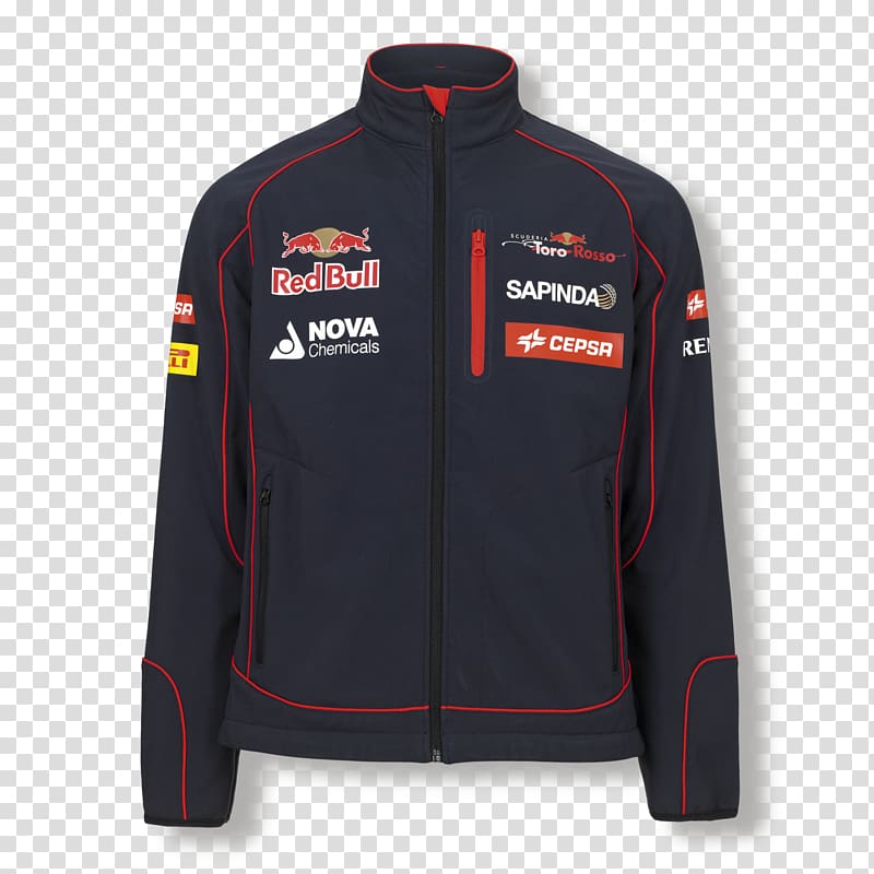 Scuderia Toro Rosso 2015 Formula One World Championship Toro Rosso STR9 Scuderia Ferrari Red Bull Racing, jacket transparent background PNG clipart