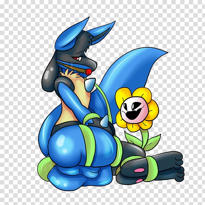 Flowey Undertale Lucario Character , Ball gag transparent background PNG clipart