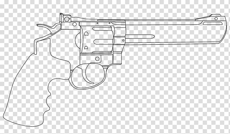 Firearm Weapon Trigger Revolver Air gun, hand gun transparent background PNG clipart