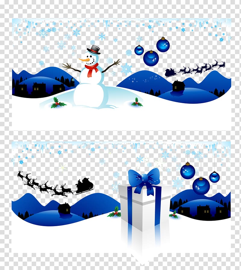 Santa Claus Christmas Illustration, Cute snowman transparent background PNG clipart