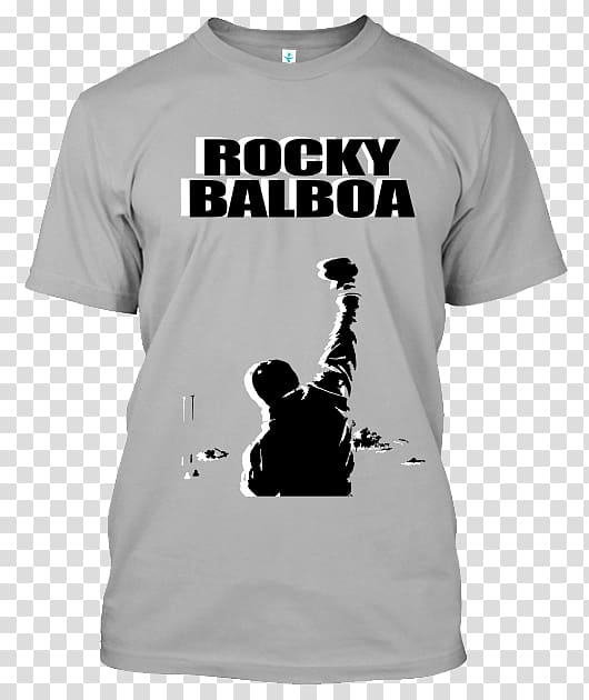 T-shirt Clothing Hoodie Gildan Activewear, Rocky Balboa transparent background PNG clipart