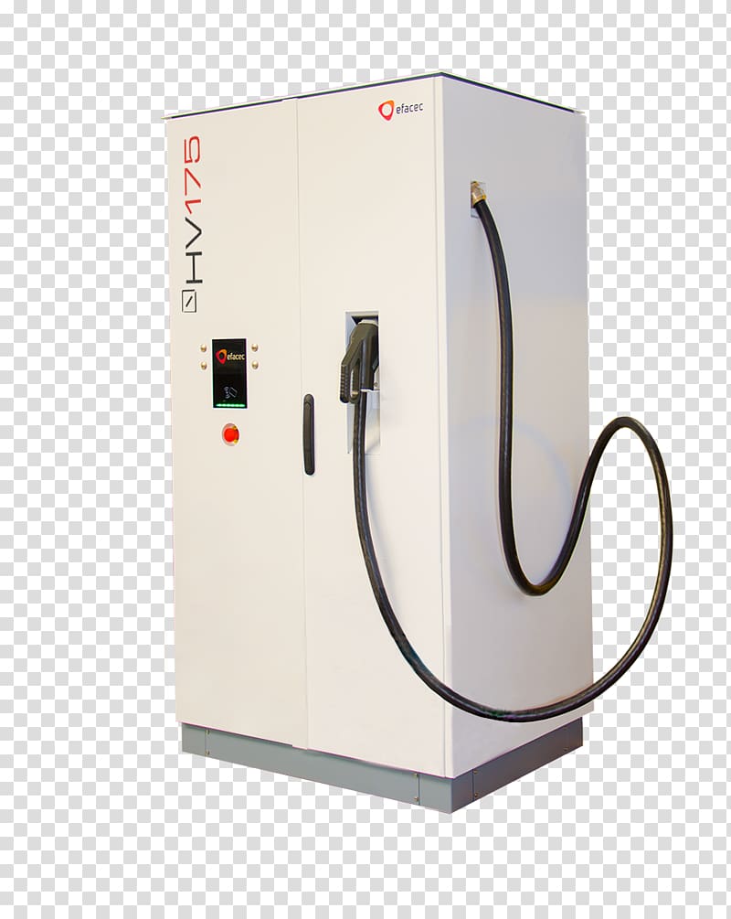 Electric vehicle Battery charger Charging station EFACEC Electric car, high voltage transformer transparent background PNG clipart