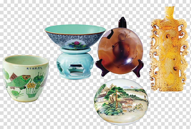 China Antique Budaya Tionghoa Porcelain, Antique utensils transparent background PNG clipart