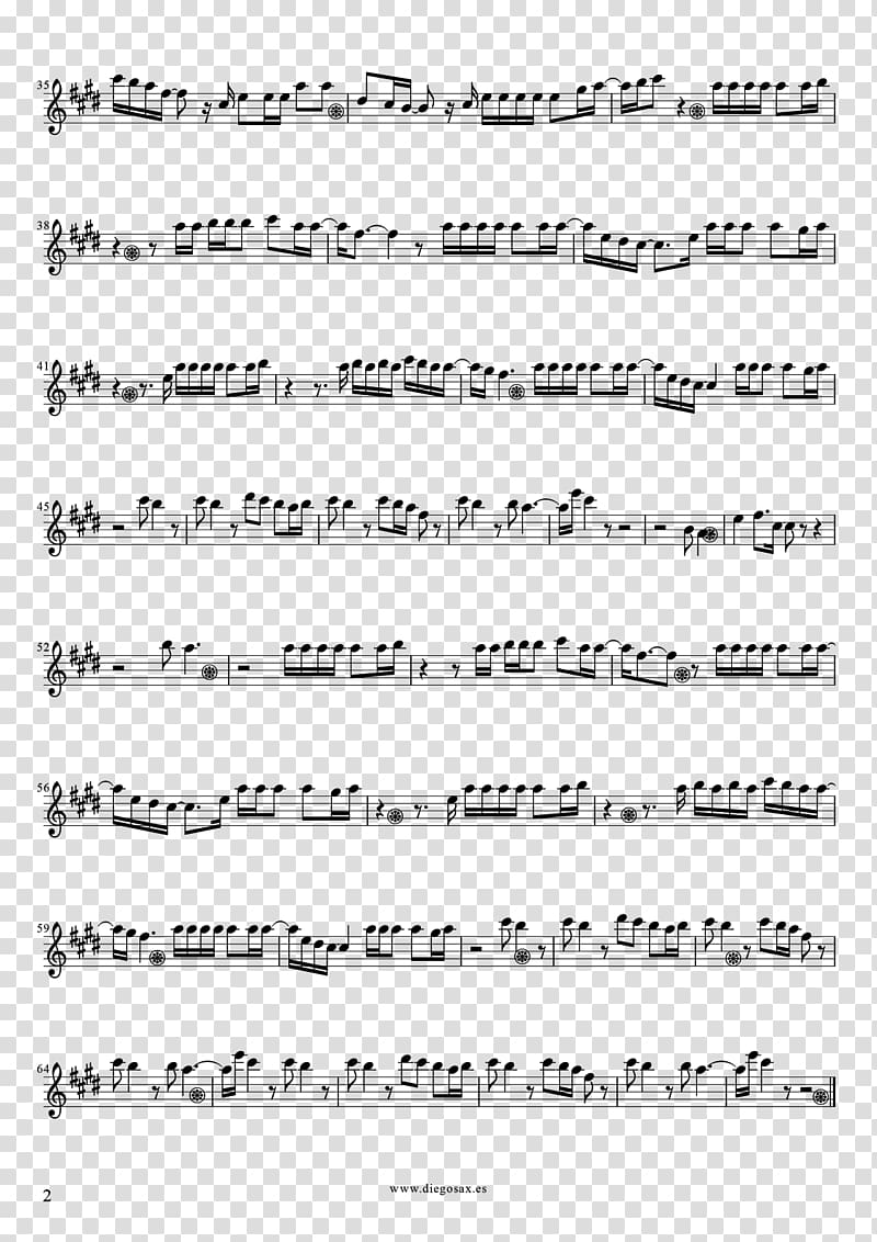 Violin Sheet Music Careless Whisper Saxophone Flute, violin transparent background PNG clipart