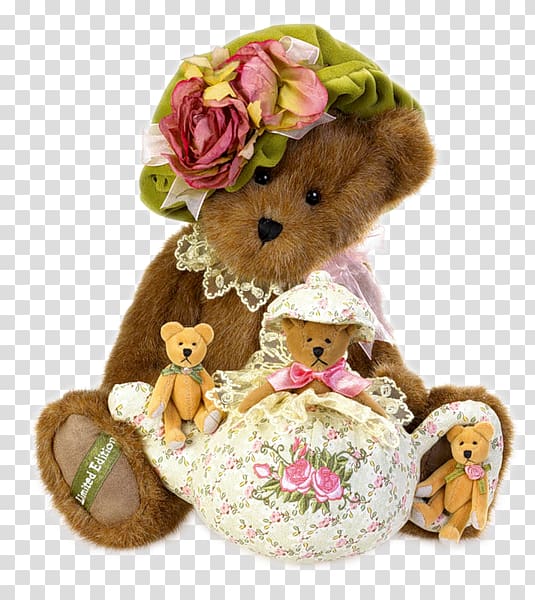 Teddy bear Boyds Bears YouTube Doll, bear transparent background PNG clipart
