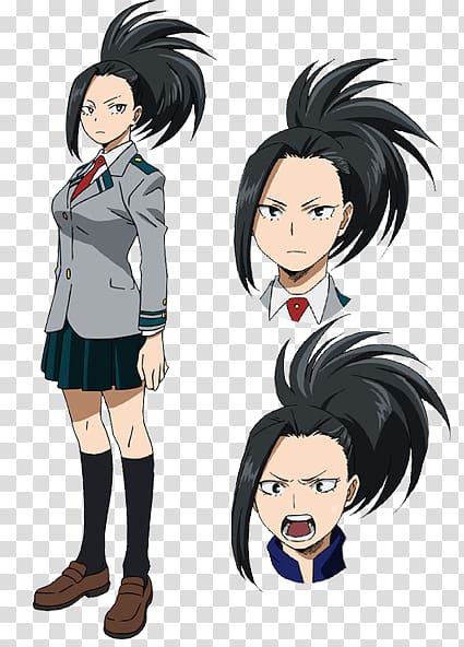 Momo Yaoyorozu My Hero Academia Kohei Horikoshi Anime, Momo yaoyorozu transparent background PNG clipart