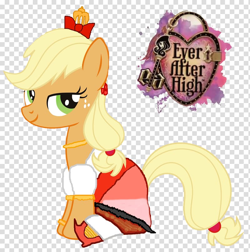 Applejack Pinkie Pie Rarity Pony Rainbow Dash, apple white ever after high transparent background PNG clipart