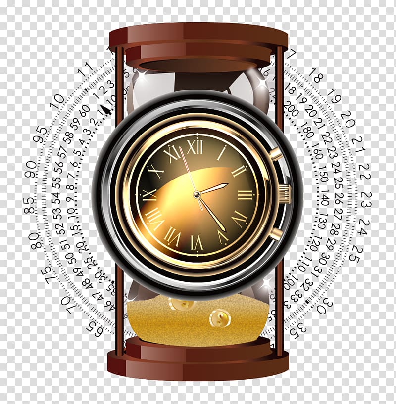 Clock Hourglass Watch Time, Clock hourglass transparent background PNG clipart