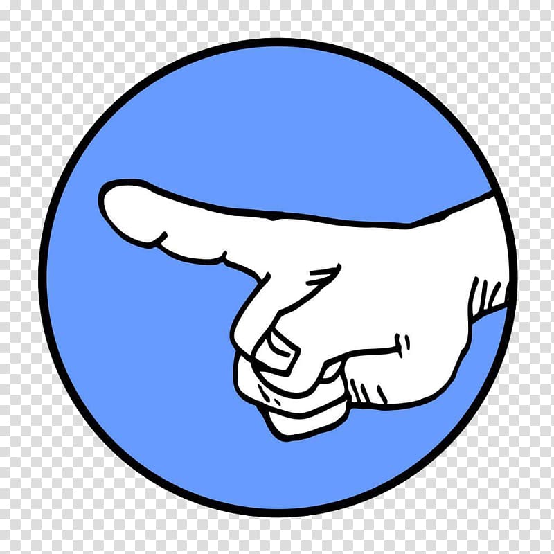 Drawing Icon, Blue animation hand logo transparent background PNG clipart