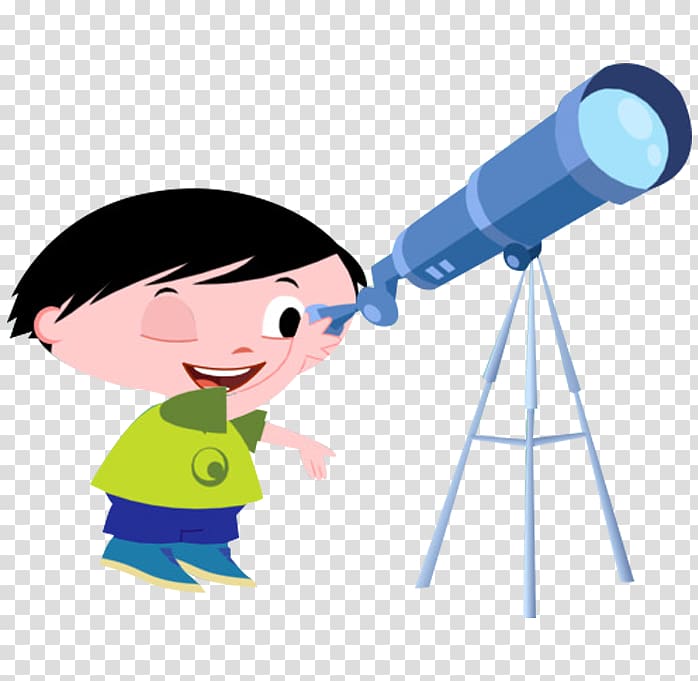 Small telescope , show transparent background PNG clipart