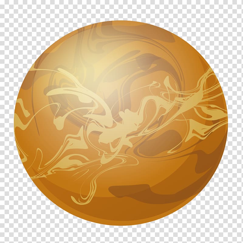 hand-painted nine planets mercury transparent background PNG clipart