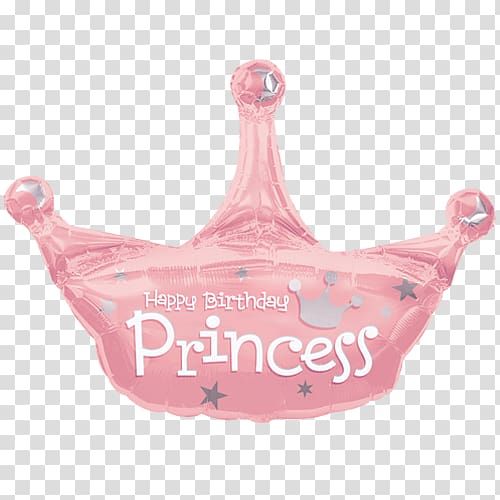 Mylar balloon Birthday Princess Party, balloon transparent background PNG clipart