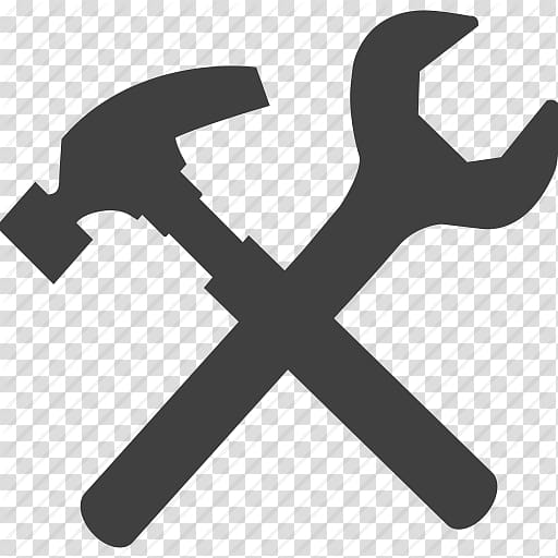 black hammer and open wrench illustration, Computer Icons Axialis IconWorkshop Tool Iconfinder, Repair, Restore, Tool, Toolkit, Workshop, Wrench Icon transparent background PNG clipart