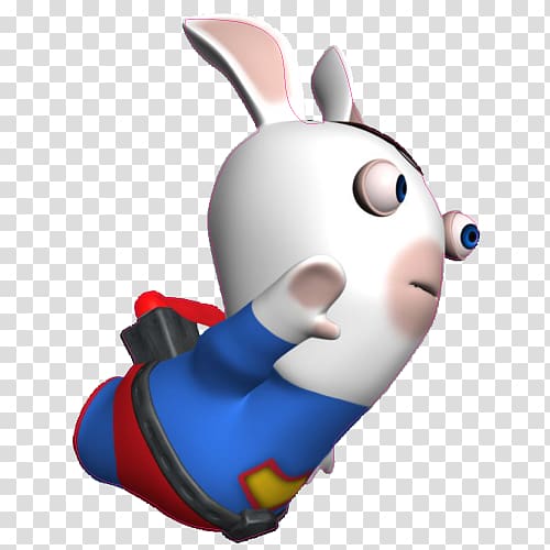 Rayman Raving Rabbids Mario + Rabbids Kingdom Battle Raving Rabbids: Travel in Time Rayman 2: The Great Escape Rabbids Big Bang, lapin cretin transparent background PNG clipart