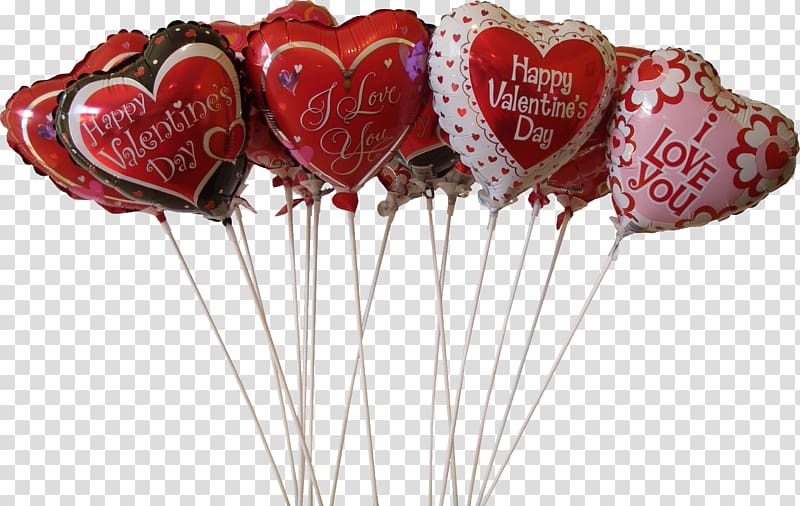 Valentine\'s Day Desktop Heart February 14, Red Heart Balloon transparent background PNG clipart