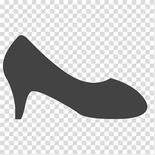 White High-heeled footwear Shoe Pattern, Clothing Shoe Woman Icon transparent background PNG clipart